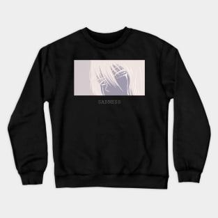 Sad Japanese Girl Crewneck Sweatshirt